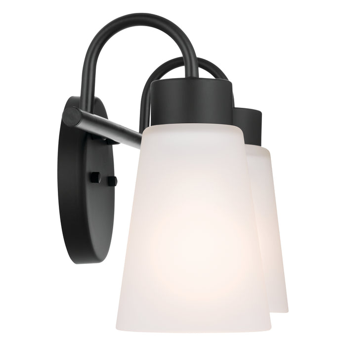Kichler 55125BK Two Light Bath, Black