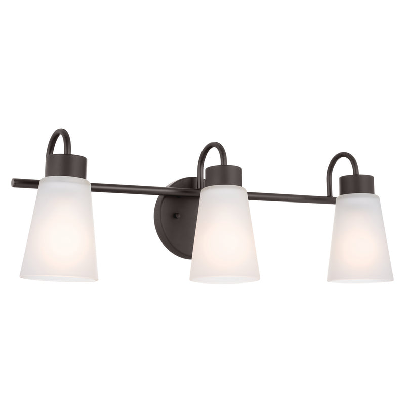 Kichler 55126OZ Three Light Bath, Olde Bronze