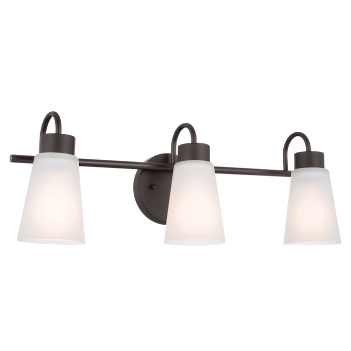 Kichler 55126OZ Three Light Bath, Olde Bronze