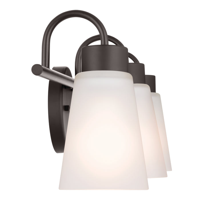 Kichler 55126OZ Three Light Bath, Olde Bronze