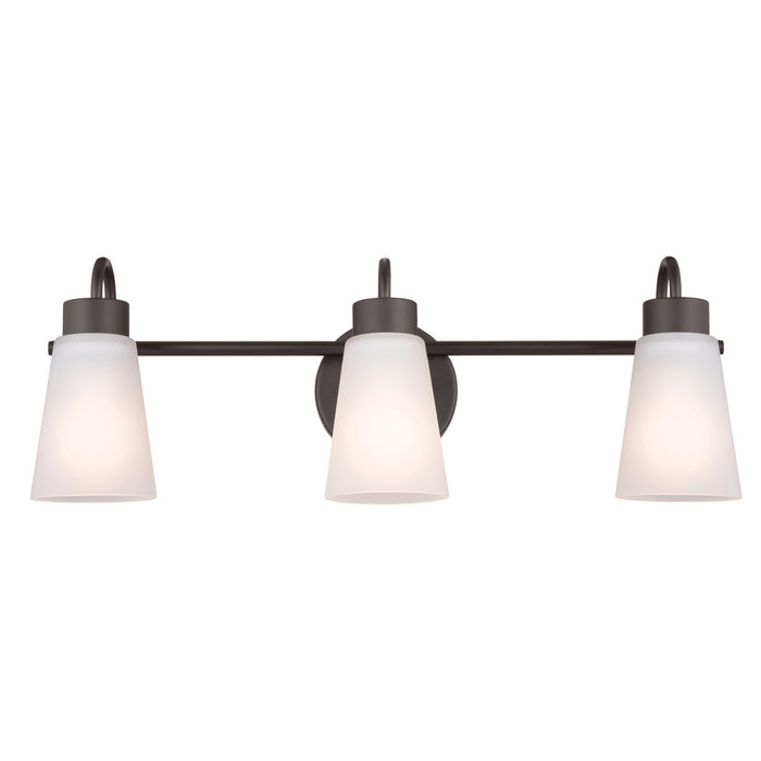 Kichler 55126OZ Three Light Bath, Olde Bronze