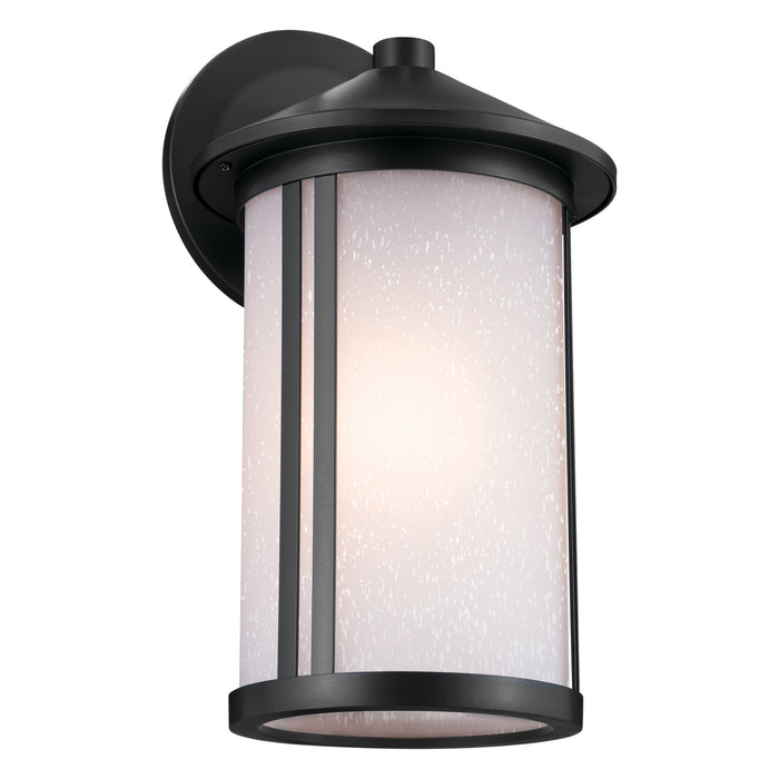 Kichler 59100BK One Light Outdoor Wall Mount, Black