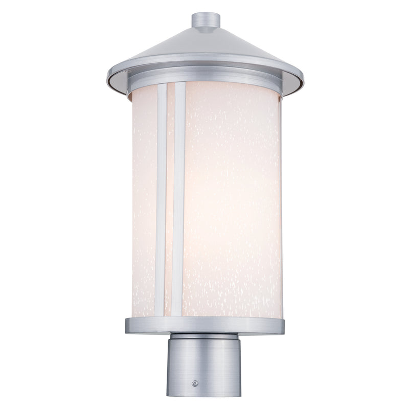Kichler 59101BA One Light Outdoor Post Mount, Brushed Aluminum