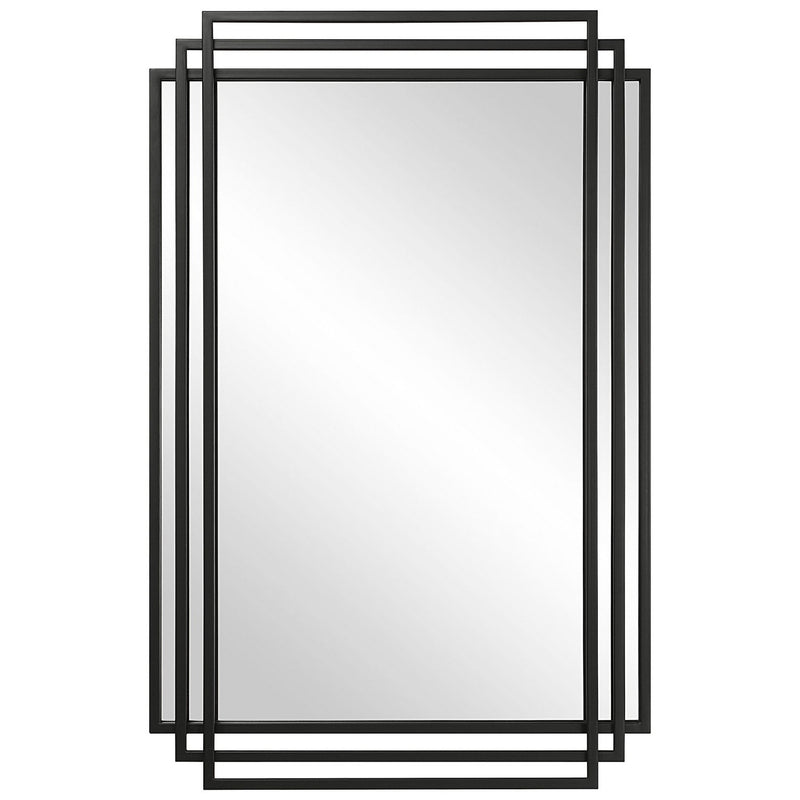 Uttermost 09768 Mirror, Matte Black
