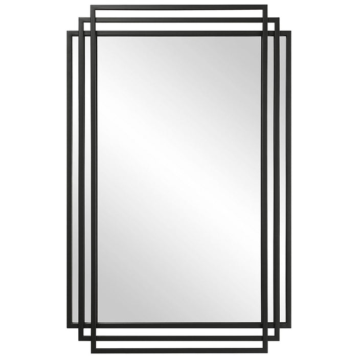 Uttermost 09768 Mirror, Matte Black
