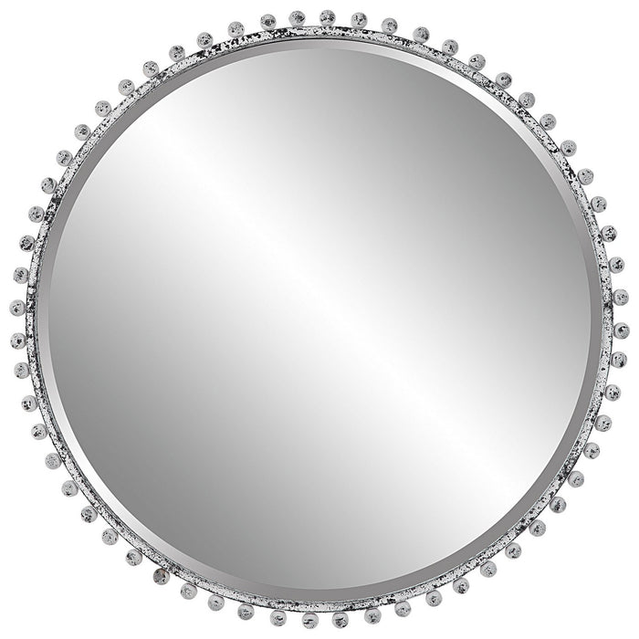 Uttermost 09770 Mirror, Aged White