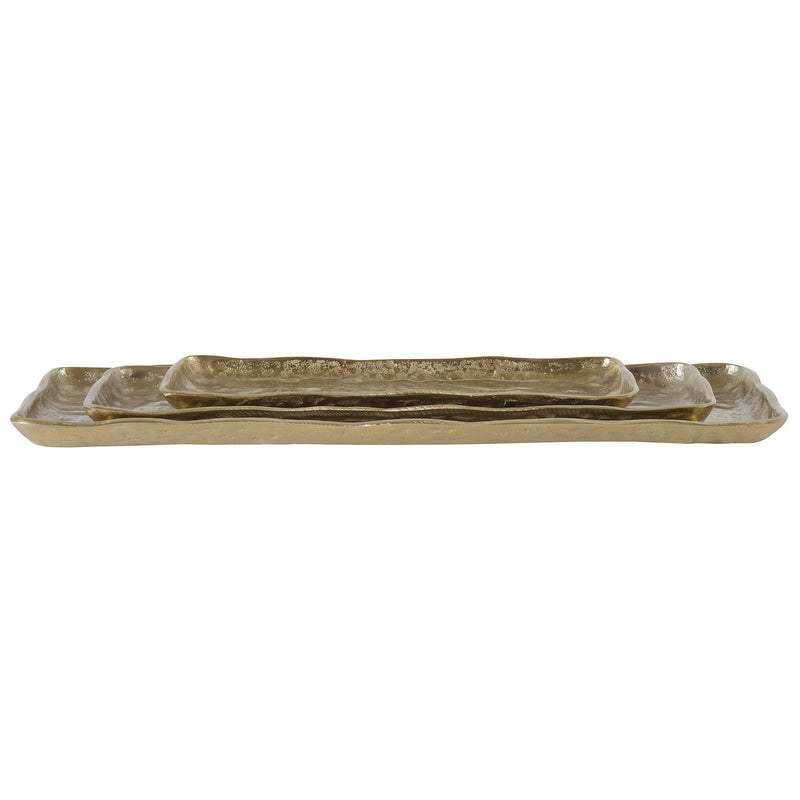 Uttermost 17989 Trays, S/3, Antique Gold