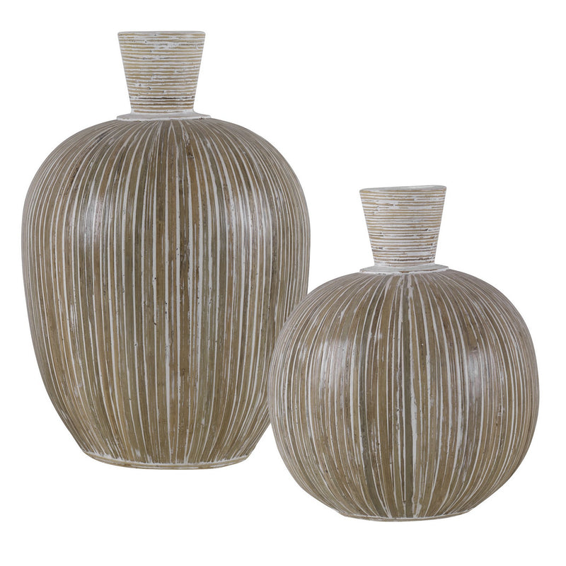 Uttermost 17990 Vases, S/2, White