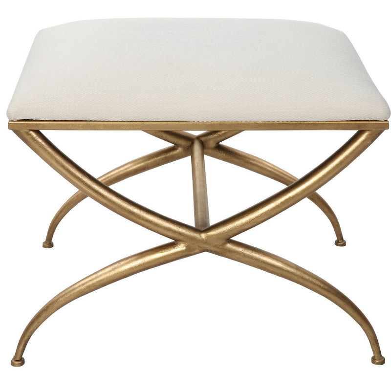 Uttermost 23677 Bench, Gold Leaf