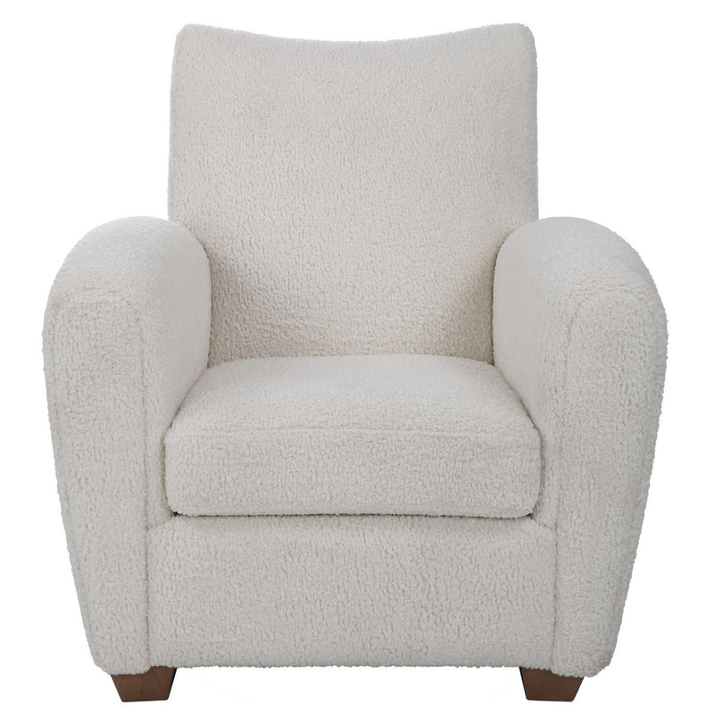 Uttermost 23682 Accent Chair, White