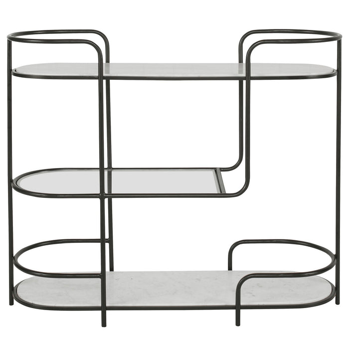 Uttermost 25174 Bar Console, Satin Black