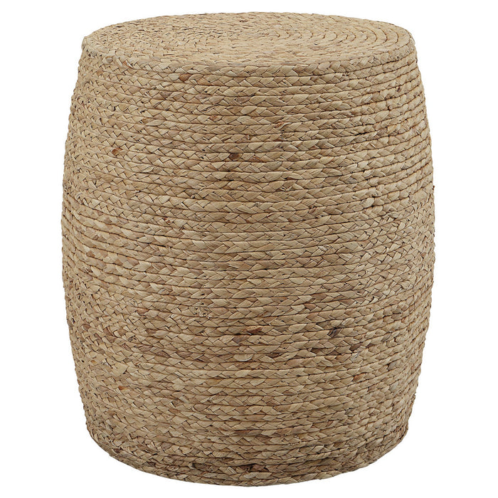 Uttermost 25187 Accent Stool, Natural Braided Straw