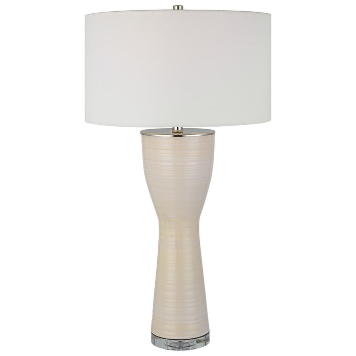 Uttermost 30001-1 One Light Table Lamp, Polished Nickel