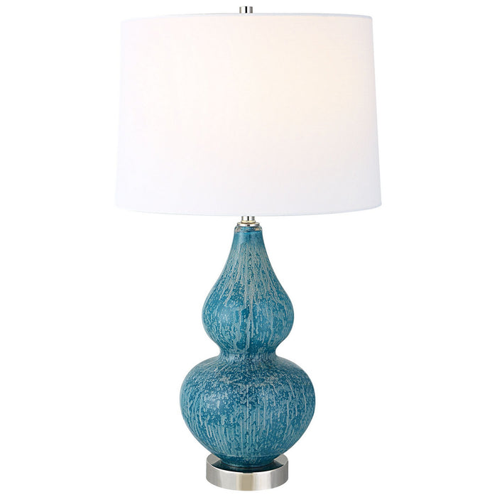 Uttermost 30052-1 One Light Table Lamp, Polished Nickel