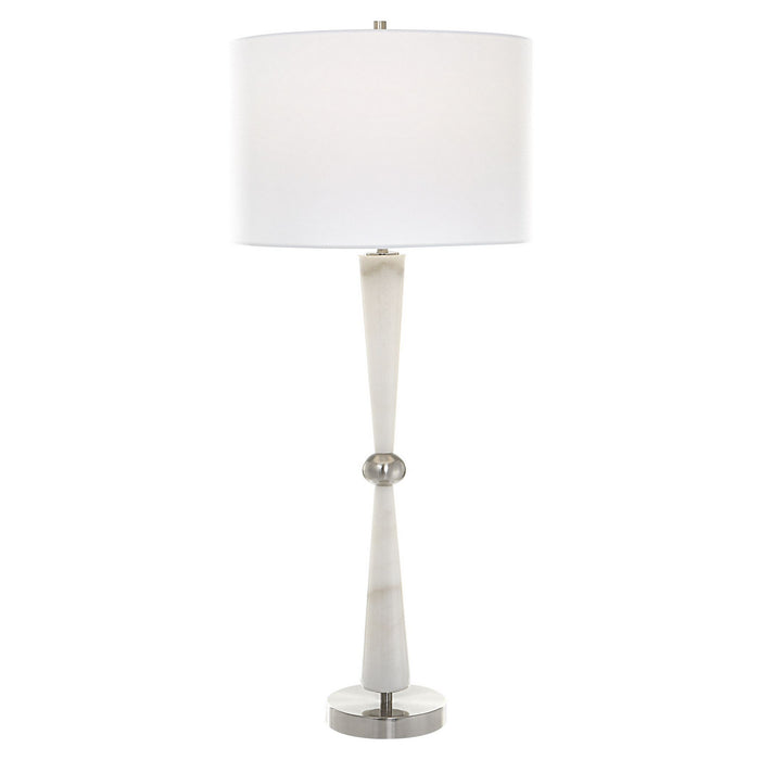 Uttermost 30064 One Light Table Lamp, Brushed Nickel