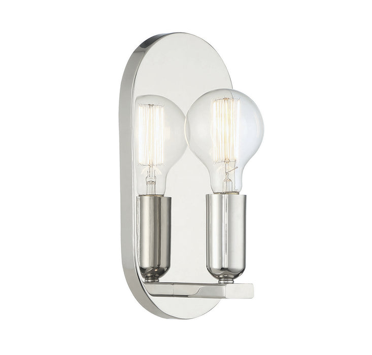Meridian M90059PN One Light Wall Sconce, Polished Nickel