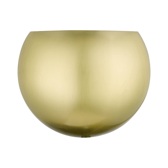 Livex Lighting 40802-12 One Light Wall Sconce, Satin Brass