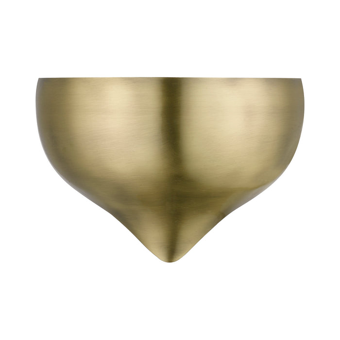 Livex Lighting 40987-01 One Light Wall Sconce, Antique Brass