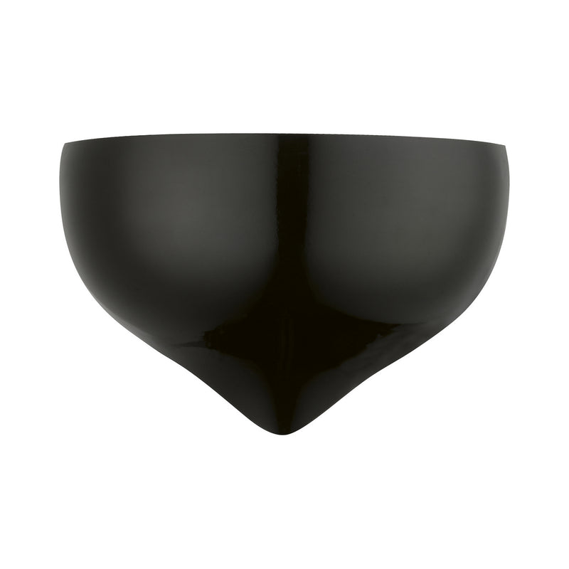 Livex Lighting 40987-68 One Light Wall Sconce, Shiny Black
