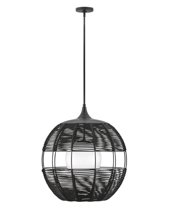 Hinkley 19675BK LED Hanging Lantern, Black