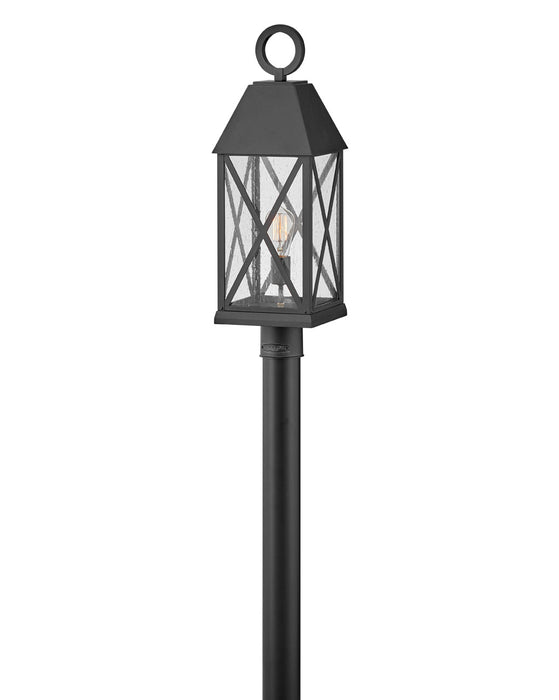 Hinkley 23301MB LED Post Top or Pier Mount Lantern, Museum Black