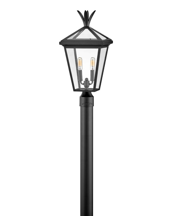 Hinkley 26091BK LED Post Top or Pier Mount Lantern, Black