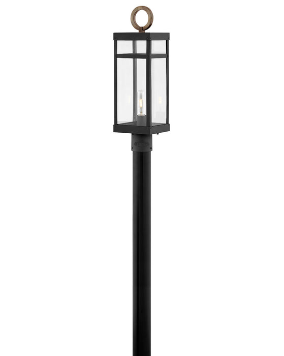 Hinkley 2801BK-LL LED Post Top or Pier Mount Lantern, Black