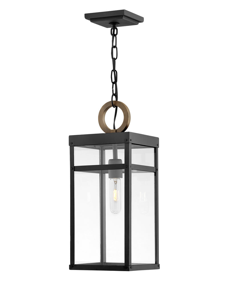 Hinkley 2802BK-LL LED Hanging Lantern, Black