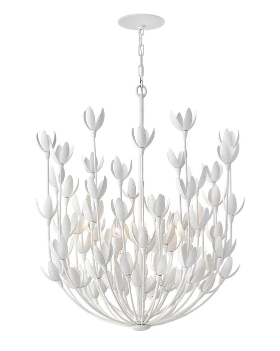 Hinkley 30016TXP LED Chandelier, Textured Plaster