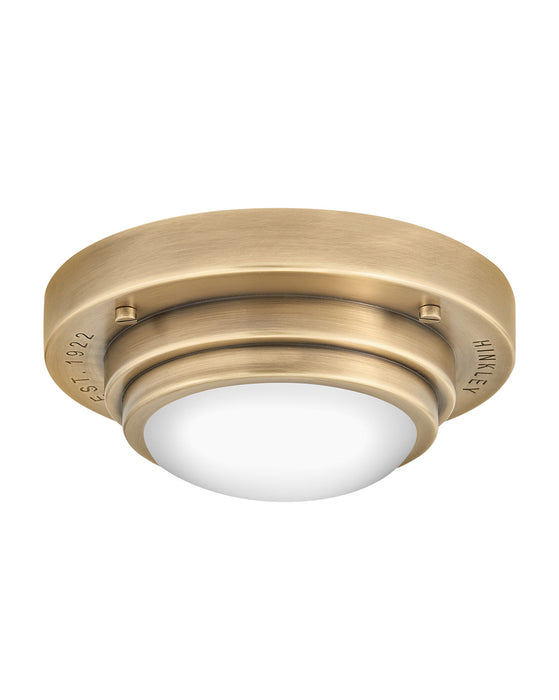Hinkley 32704HB LED Flush Mount/Wall Sconce, Heritage Brass