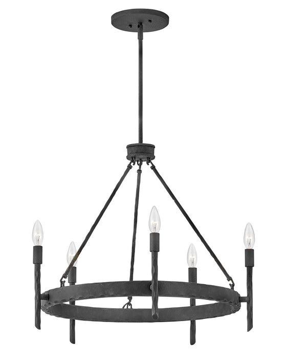 Hinkley 3675FE LED Pendant, Forged Iron