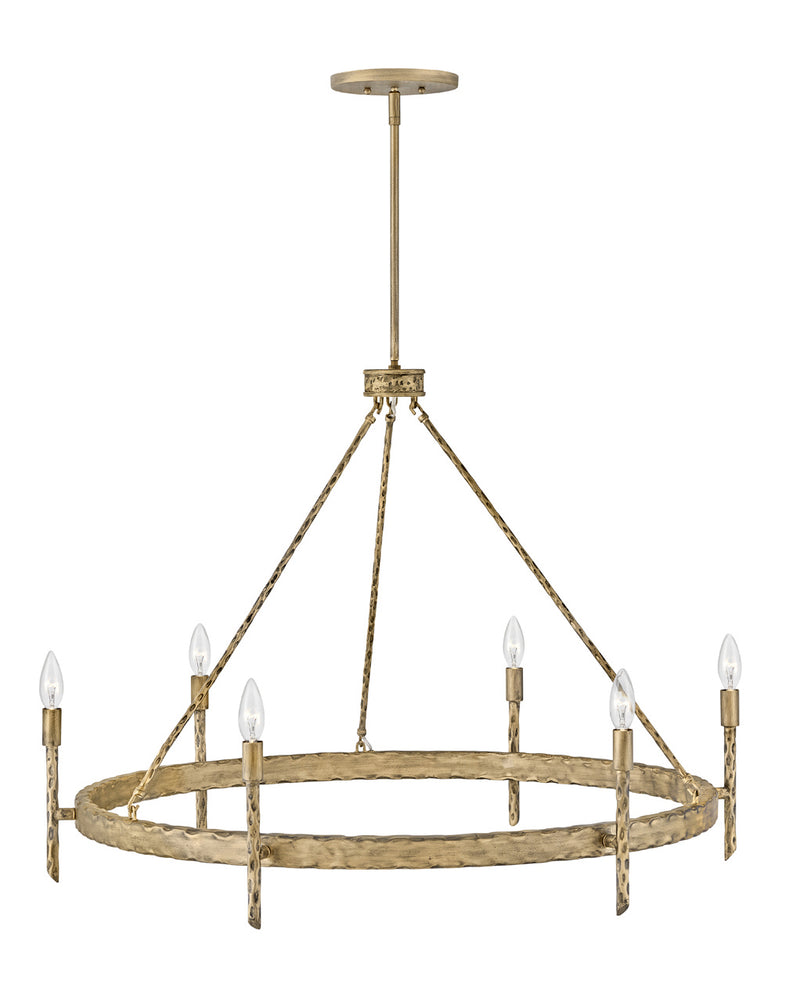 Hinkley 3678CPG LED Chandelier, Champagne Gold