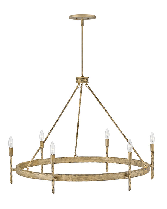 Hinkley 3678CPG LED Chandelier, Champagne Gold