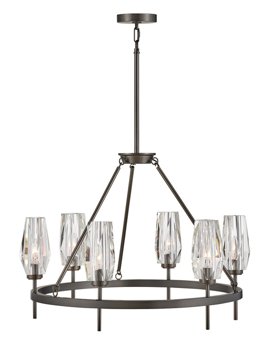 Hinkley 38255BX LED Chandelier, Black Oxide
