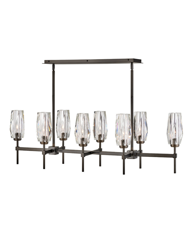 Hinkley 38256BX LED Linear Chandelier, Black Oxide