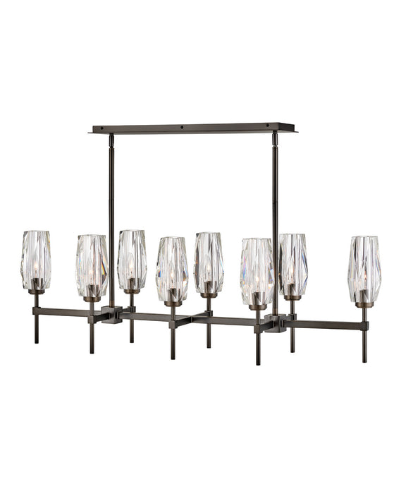 Hinkley 38256BX LED Linear Chandelier, Black Oxide