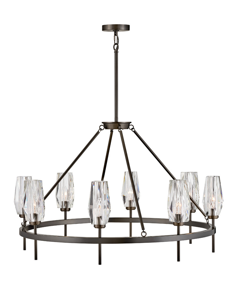 Hinkley 38258BX LED Chandelier, Black Oxide