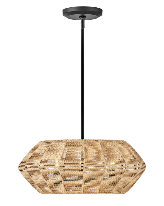 Hinkley 40383BLK-CML LED Pendant, Black