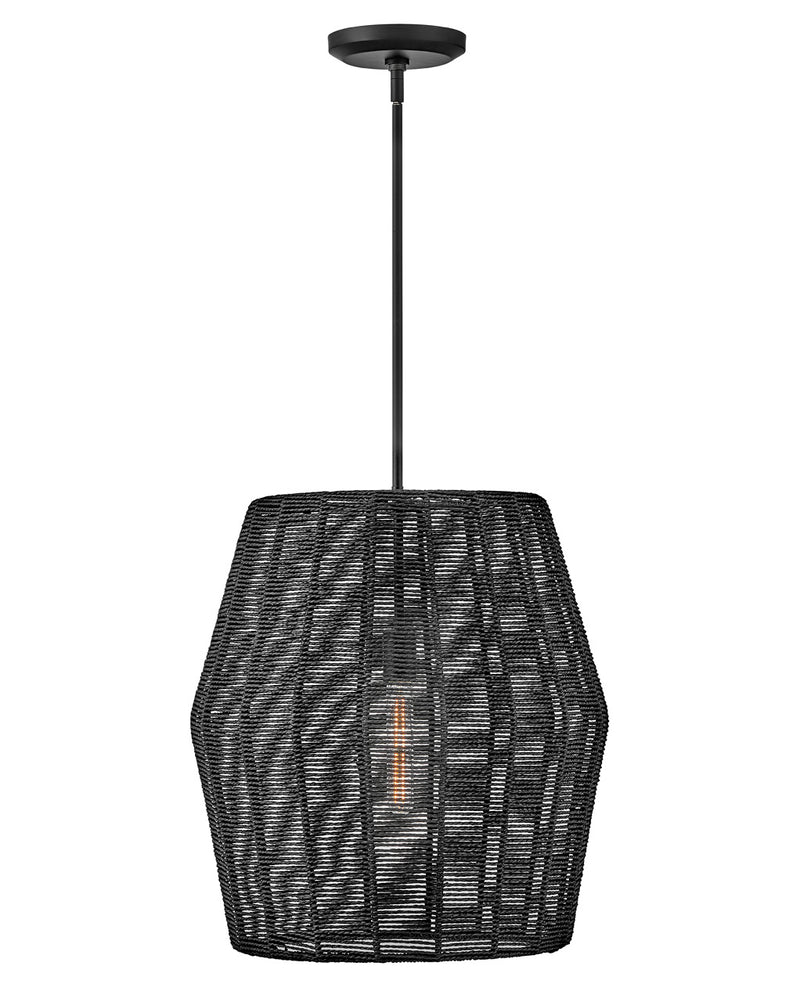 Hinkley 40387BLK LED Pendant, Black