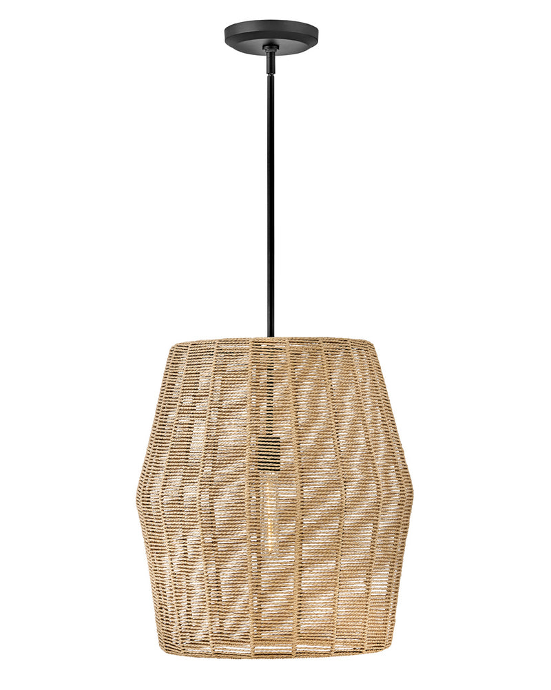 Hinkley 40387BLK-CML LED Pendant, Black