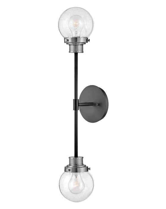 Hinkley 40692BK-BN LED Wall Sconce, Black