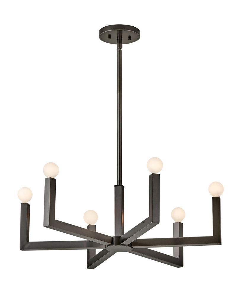 Hinkley 45046BX LED Chandelier, Black Oxide