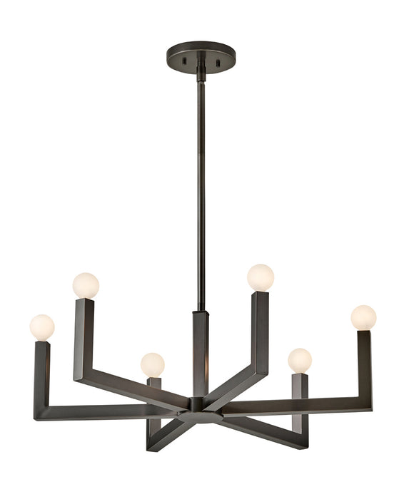 Hinkley 45046BX LED Chandelier, Black Oxide