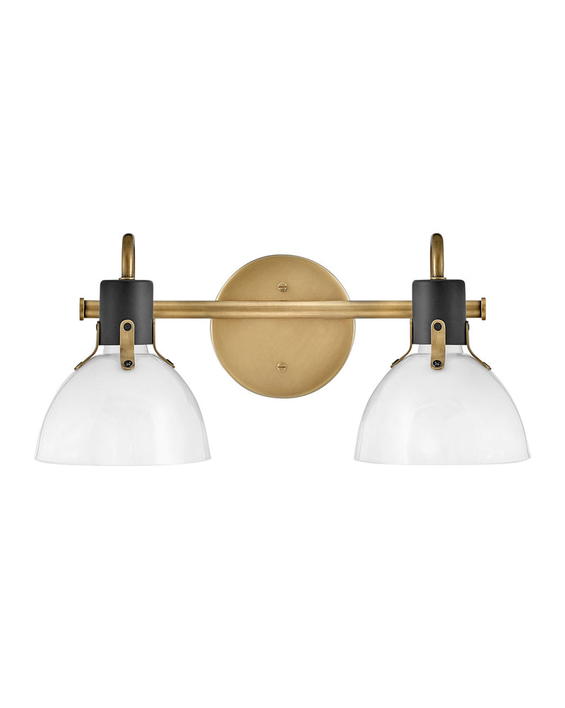Hinkley 51112HB LED Vanity, Heritage Brass