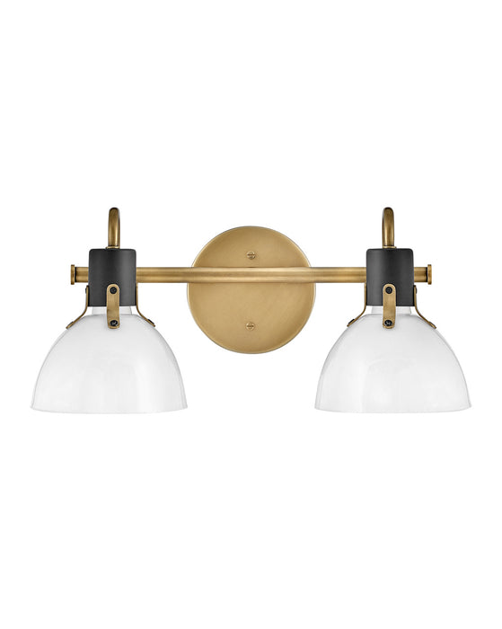 Hinkley 51112HB LED Vanity, Heritage Brass