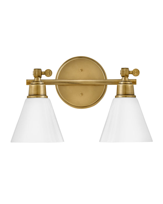 Hinkley 51182HB LED Vanity, Heritage Brass