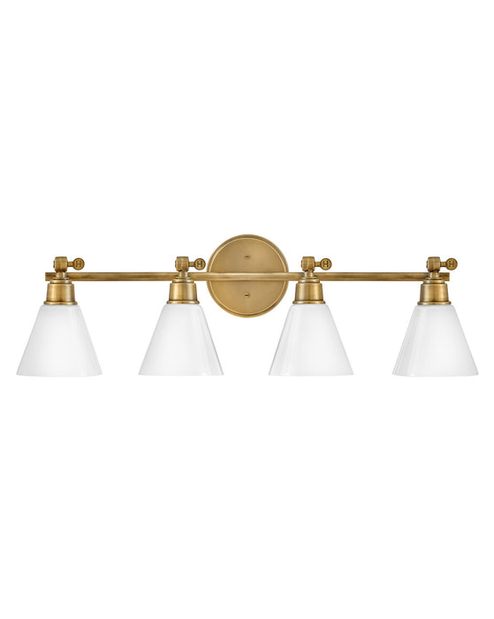 Hinkley 51184HB LED Vanity, Heritage Brass