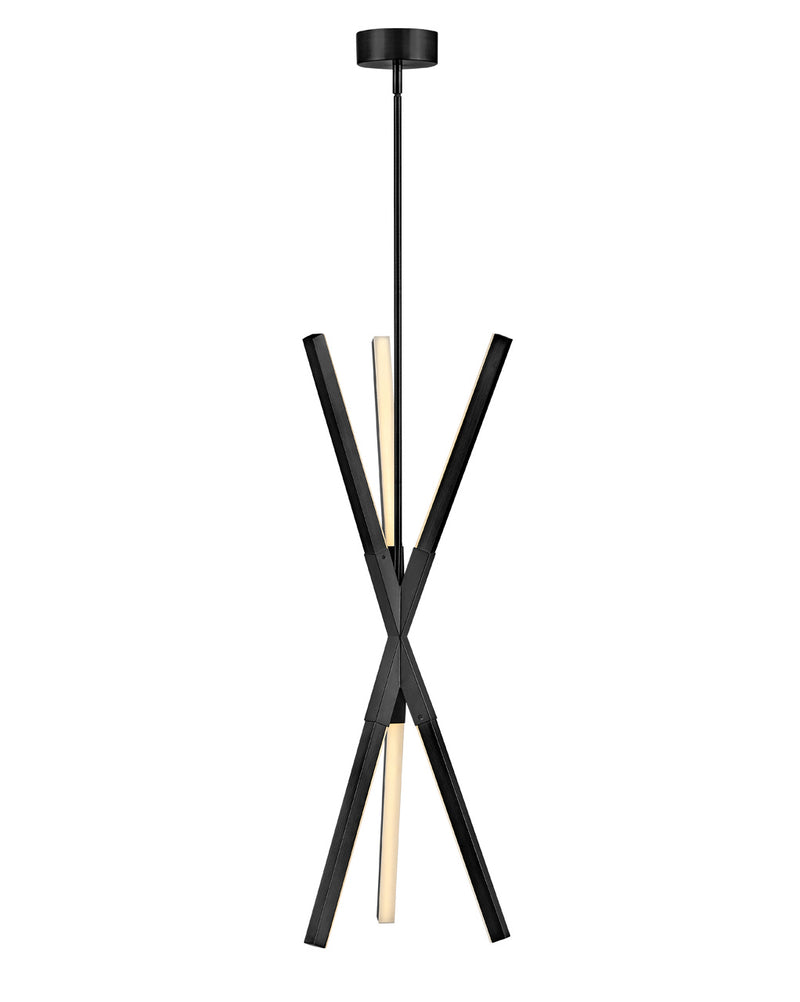 Fredrick Ramond FR30617BLK LED Pendant, Black
