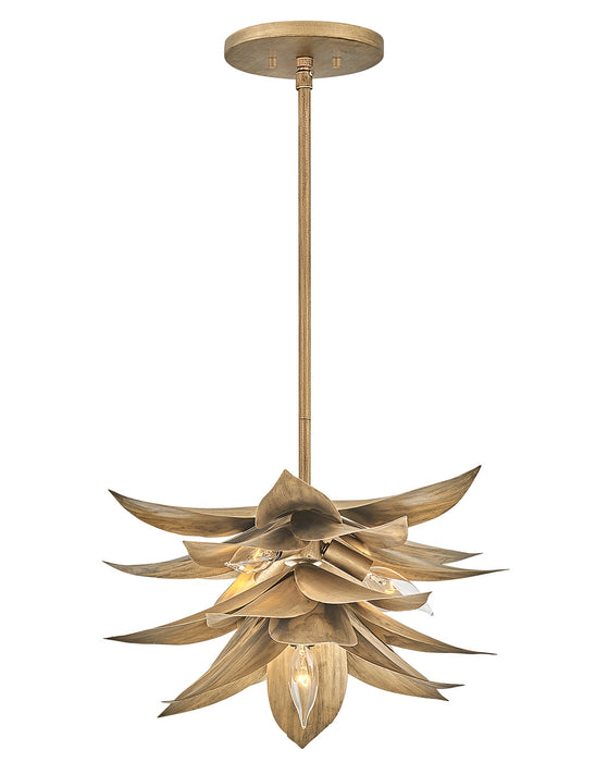 Fredrick Ramond FR30811BNG LED Pendant, Burnished Gold