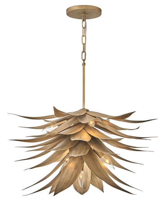 Fredrick Ramond FR30815BNG LED Pendant, Burnished Gold